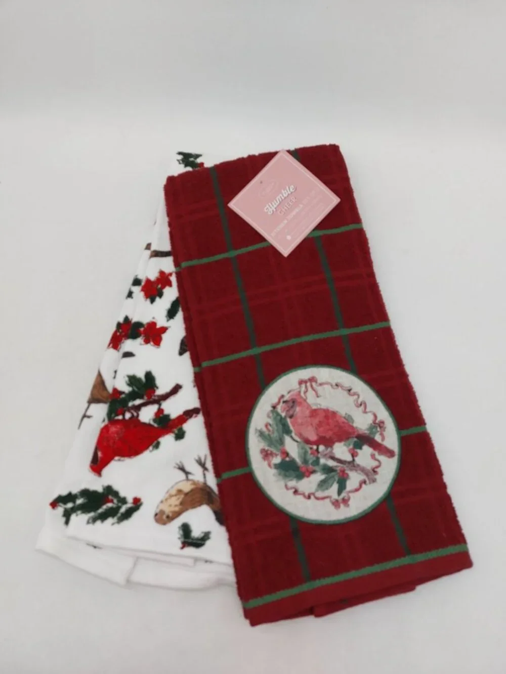 Christmas Kitchen dish towels Set of 2 Each Lot Of 3 NWT Various Brands